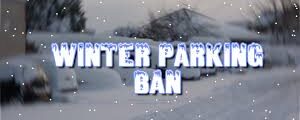 Winter Parking Ban 1-29-22 to 1-30-22